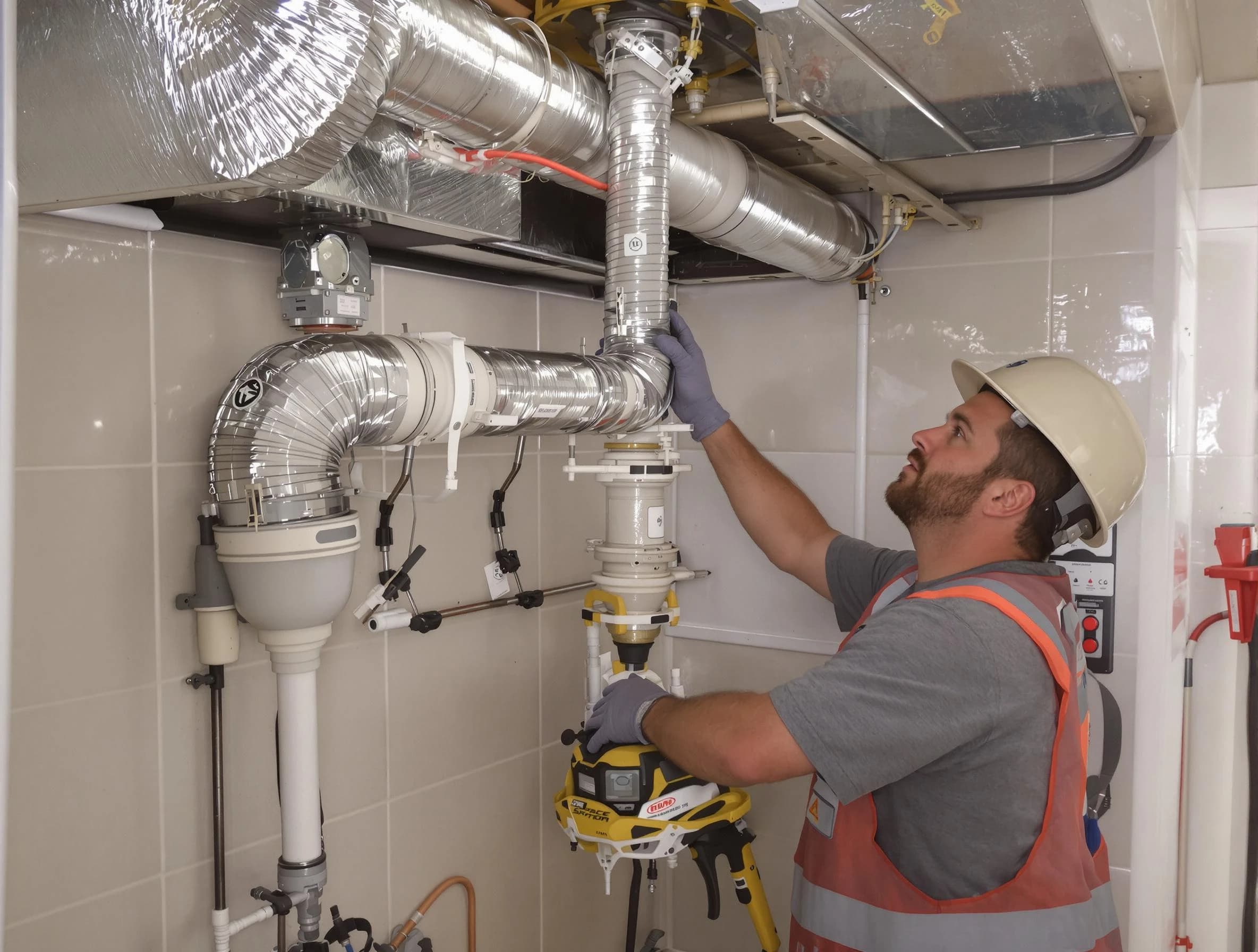 Anaheim Dryer Vent Cleaning expert performing professional dryer vent repair and installation in Anaheim
