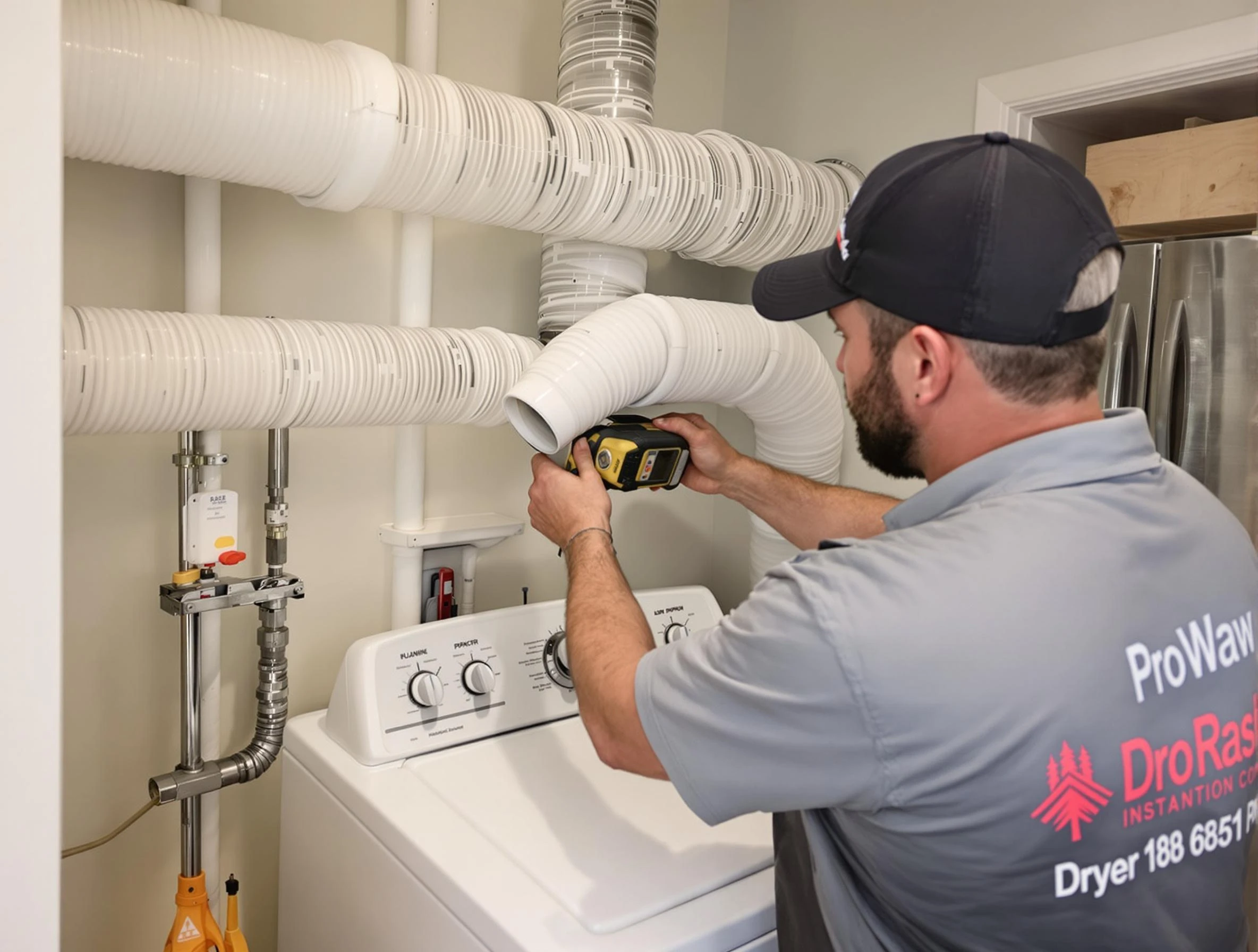 Professional dryer vent hose installation by Anaheim Dryer Vent Cleaning in Anaheim
