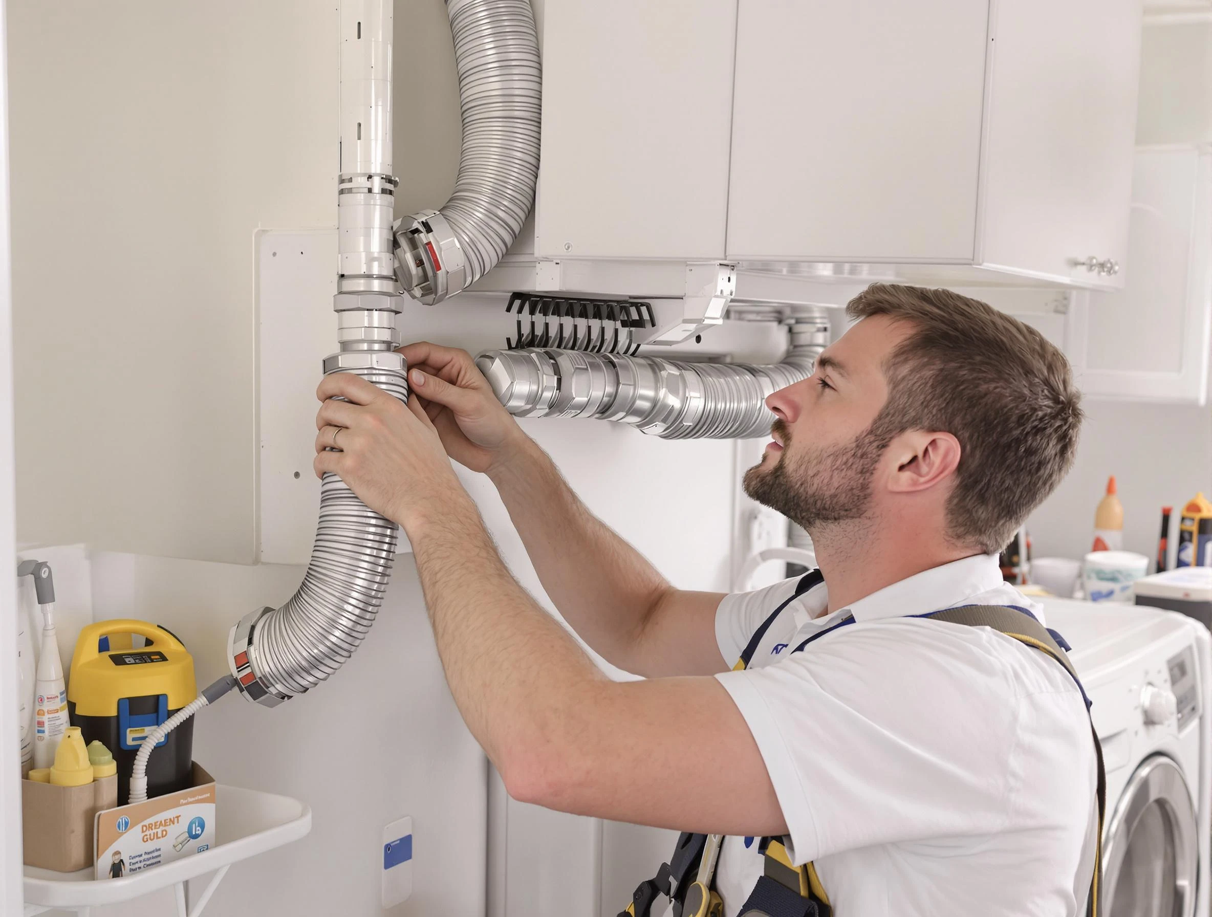 Professional dryer vent repair and installation by Anaheim Dryer Vent Cleaning in Anaheim