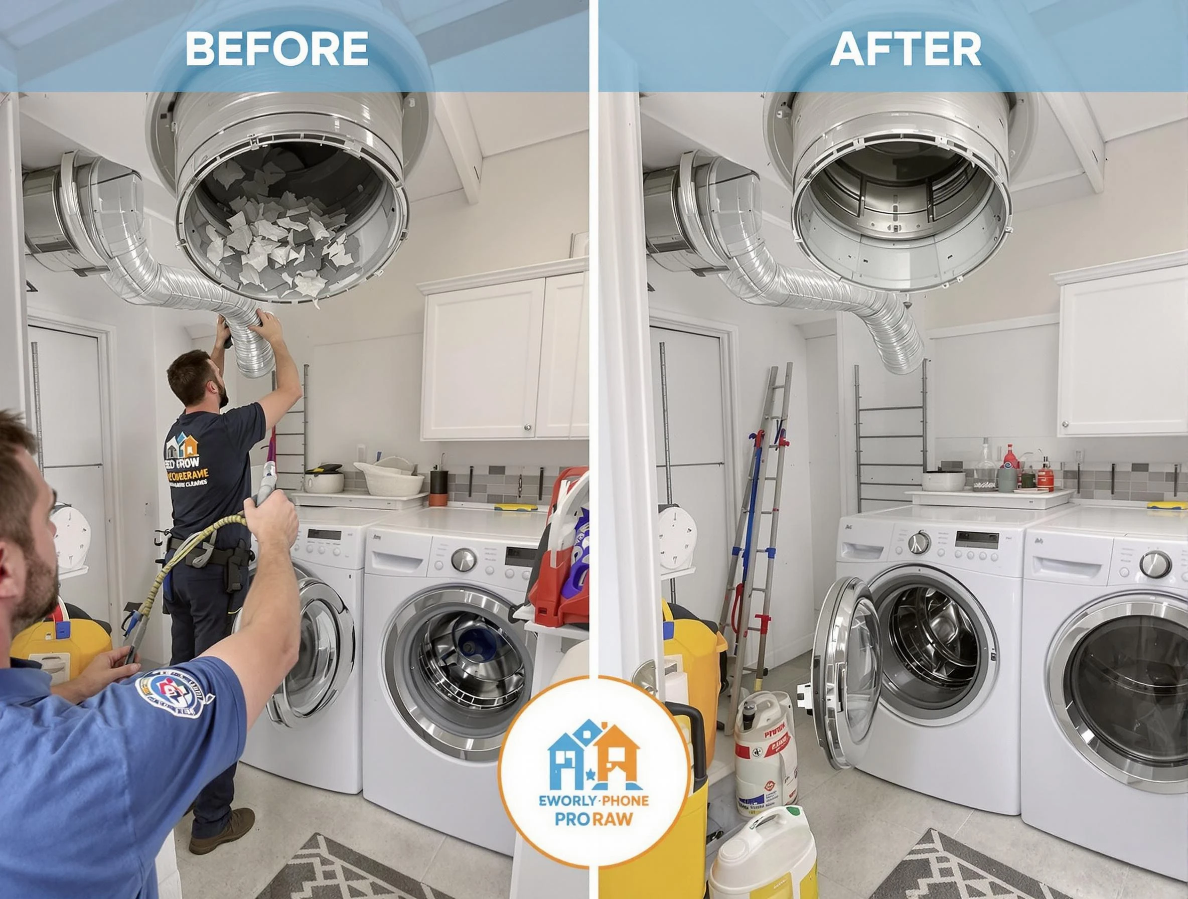 Residential dryer vent cleaning by Anaheim Dryer Vent Cleaning in Anaheim